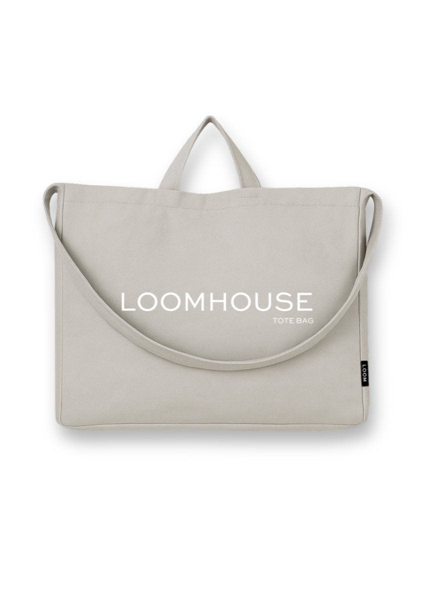 Loomhouse Tote Bag - Light Grey
