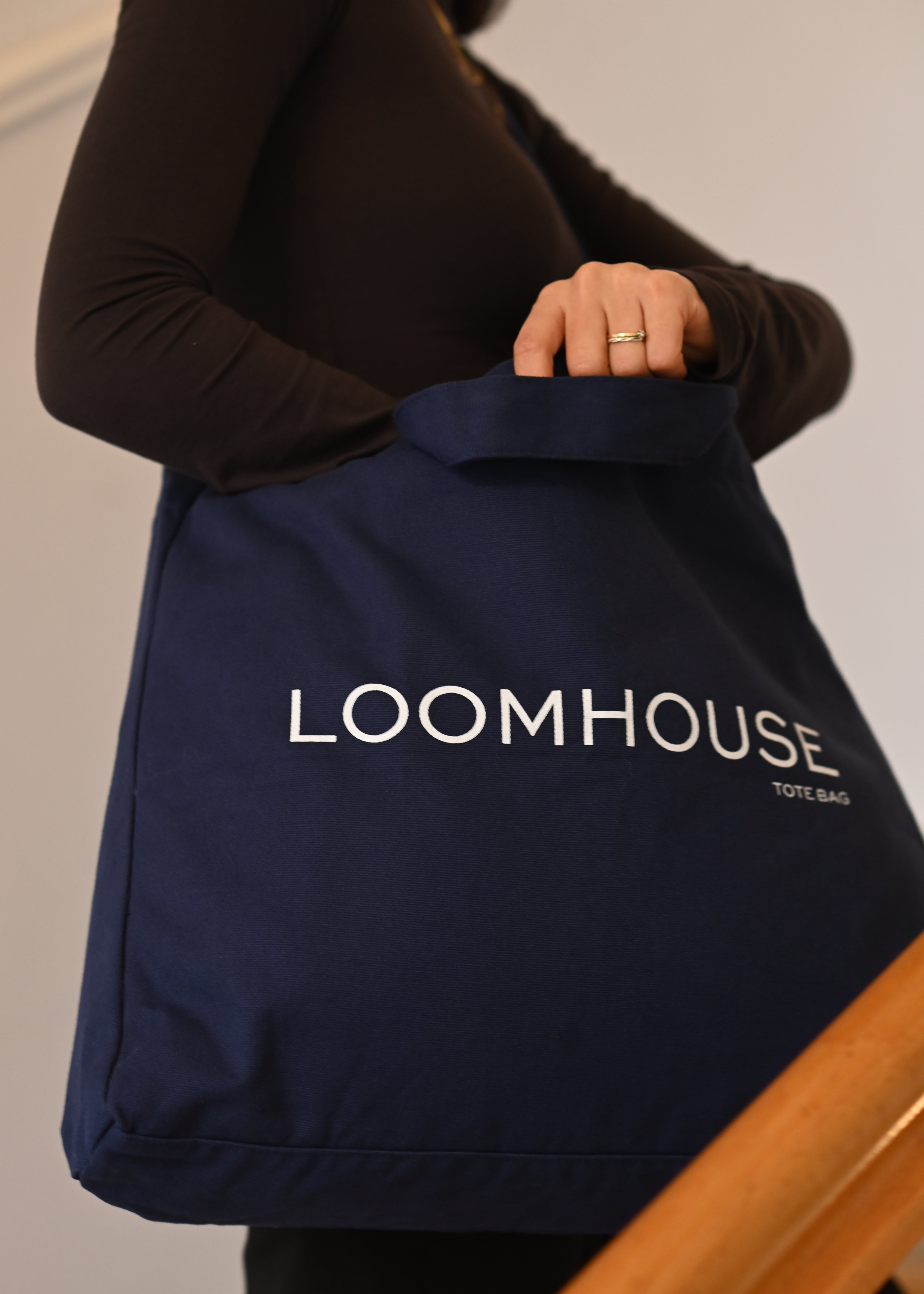 Loomhouse Tote Bag- Navy