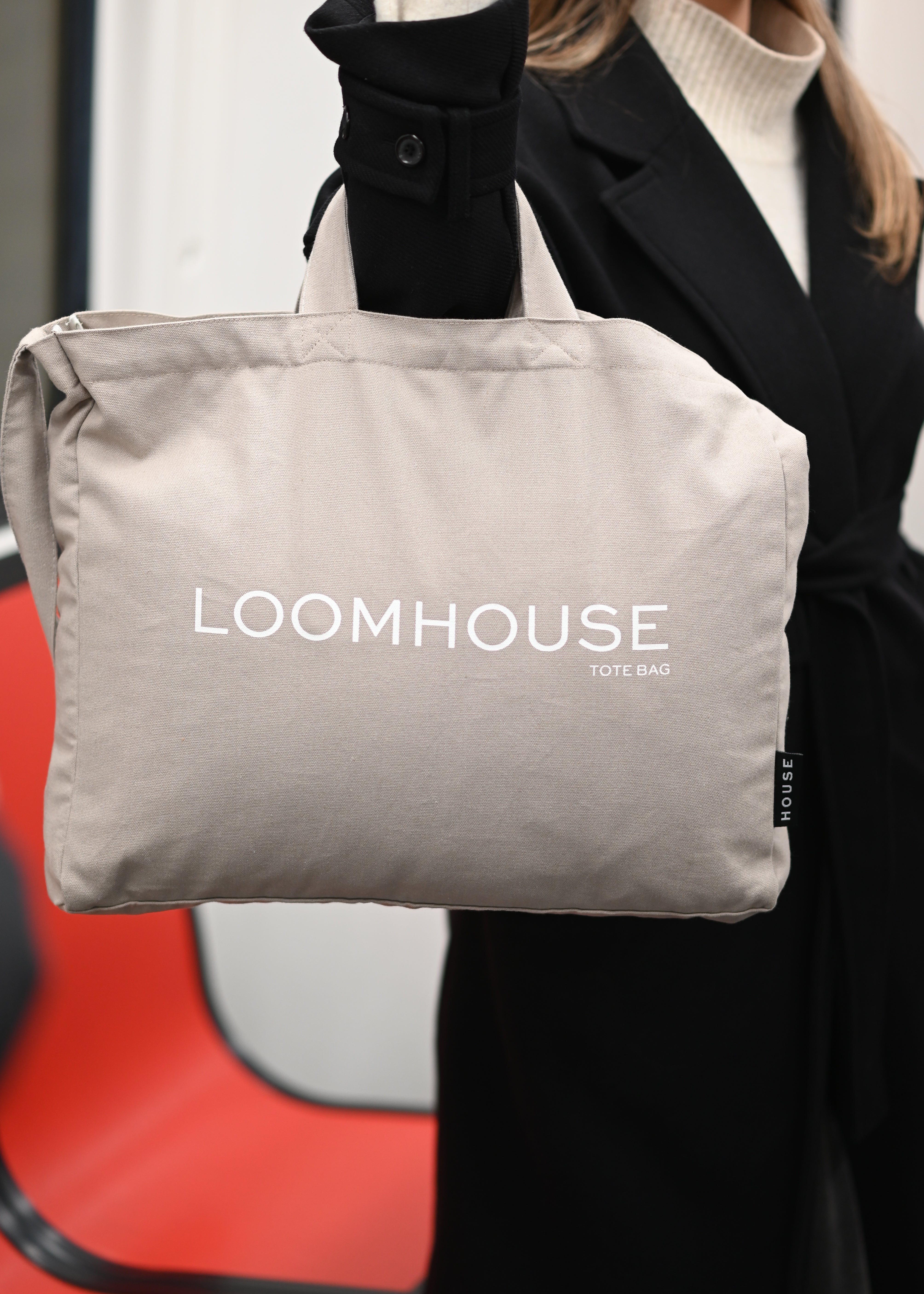 Loomhouse Tote Bag - Light Grey