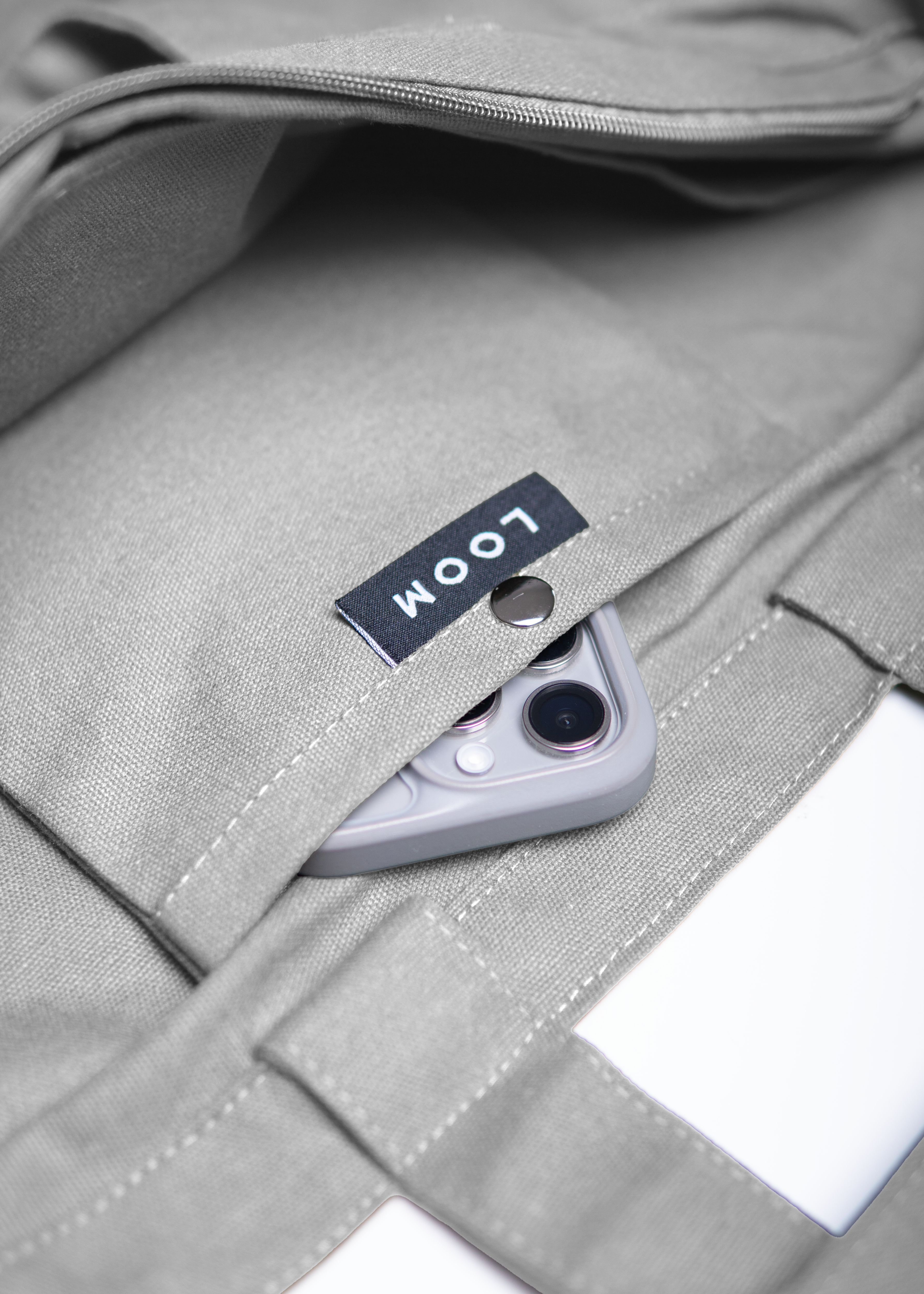 Loomhouse Tote Bag - Light Grey